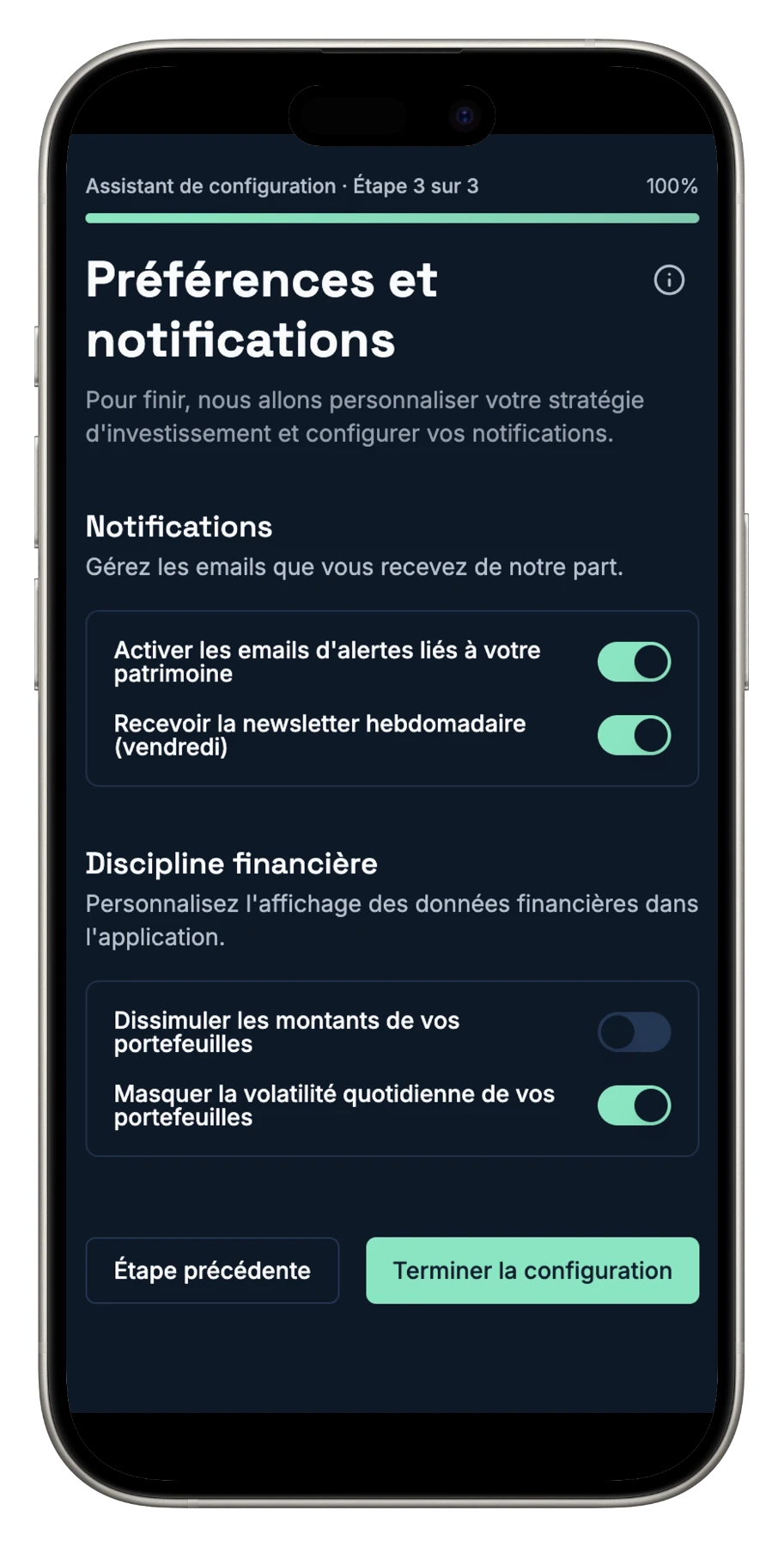Assistant de configuration – Anantys