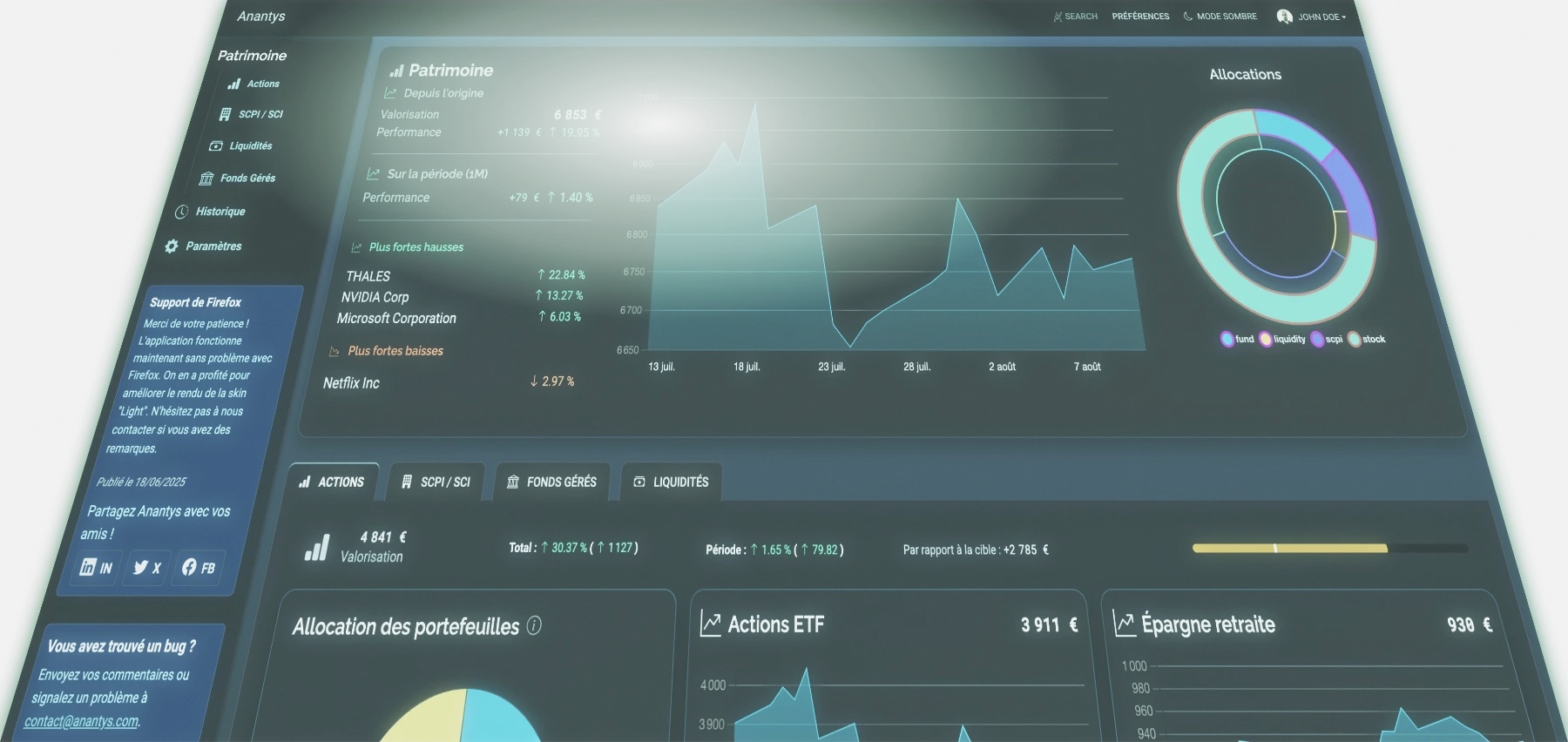Anantys App Portfolio
